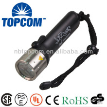 Super bright cree led diving flashlight